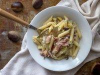 Pasta castagne e speck, piatto inedito e gustoso