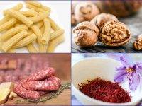 Colori dentro e fuori: sedani allo zafferano con noci e salsiccia