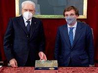 Mattarella in visita in Spagna riceve la Chiave d’Oro della Città di Madrid