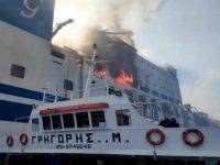 Incendio Euroferry Olimpia, allarme rischio inquinamento