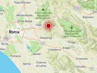 Terremoti: scossa 3.4 a Ciciliano, in provincia di Roma