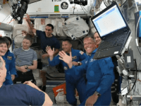 AstroSam ed equipaggio della Crew-4 sulla Stazione Spaziale Internazionale