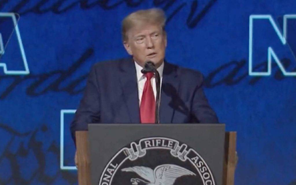 Nra convention armi Trump