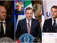 Draghi, Macron e Scholz a Kiev: la missione che li attende