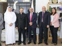 L’ambasciatore Abdul Salam Al Manadi incontra Mons. Gaid Yoannis Lazhi e George Khraish