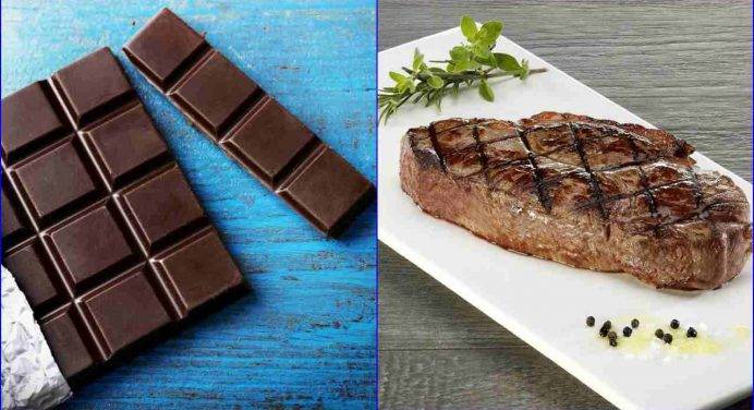 È più dannoso il grasso della carne o del cioccolato? Ecco i dati