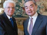 Wang Yi a Mattarella: “Rafforzare i rapporti tra Cina e Italia, rilanciare la Via della Seta”