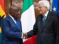 Mattarella ha ricevuto il presidente della Repubblica del Ghana