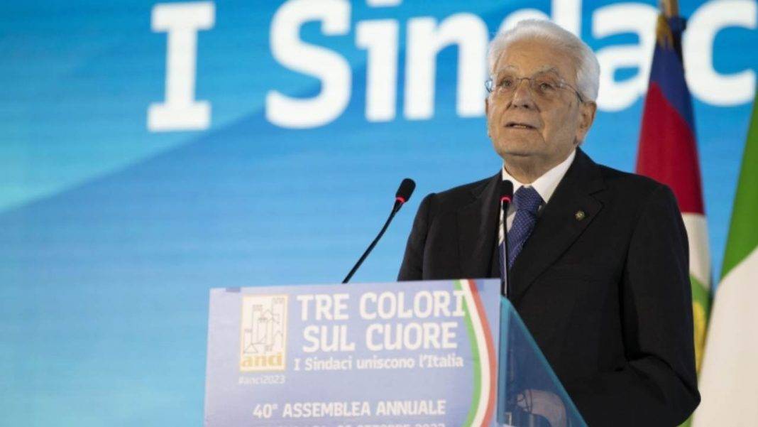 Sergio Mattarella Assemblea Anci