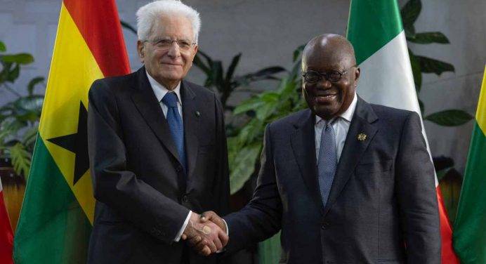 Mattarella in Ghana: “Affrontare insieme il fenomeno migratorio”