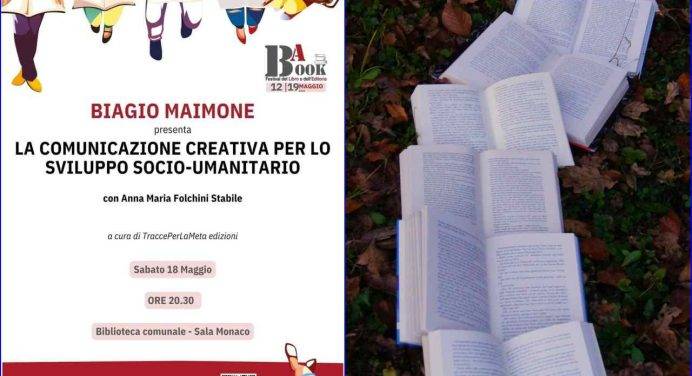 Biagio Maimone ai Festival del libro BA Book con il saggio dedicato a Papa Francesco