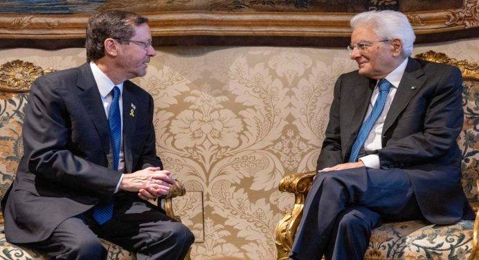 Quirinale, Mattarella riceve il presidente israeliano Herzog