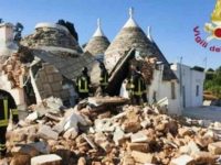 Cisternino, esplosione in un trullo